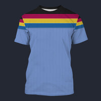 Modetrail Wesley Crusher T-shirt Costume, Star Trek Costume S-5XL US Size, Gift For Him