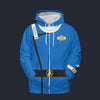 Modetrail Wrath Of Khan Kirk Spock Starfleet Blue Tracksuit Costume Hoodie Sweatshirt T-Shirt Sweatpants, Star Trek Costume S-5XL US Size