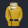 Modetrail Wrath Of Khan Kirk Spock Starfleet Yellow Tracksuit Costume Hoodie Sweatshirt T-Shirt Sweatpants, Star Trek Costume S-5XL US Size