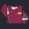 Modetrail Star Trek Wrath Of Khan Admiral Kirk Purple Sweater Costume, S-5XL US Size, Gift For Him