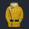 Modetrail Star Trek Wrath of Khan Admiral Kirk Yellow Hoodie Costume, S-5XL US Size, Gift For Him