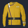 Modetrail Star Trek Wrath of Khan Admiral Kirk Yellow Long Sleeves Costume, S-5XL US Size, Gift For Him