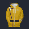 Modetrail Star Trek Wrath of Khan Admiral Kirk Yellow Zip Hoodie Costume, S-5XL US Size, Gift For Him