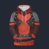 Modetrail Yiga Attire Tracksuit Costume Hoodie Sweatshirt T-Shirt Sweatpants, The Legend of Zelda Costume S-5XL US Size