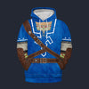 Modetrail Zora Tunic Zelda Hoodie Costume, The Legend of Zelda Costume S-5XL US Size, Gift For Him