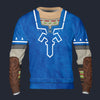 Modetrail Zora Tunic Zelda Plain Version Version Long Sleeves Costume, The Legend of Zelda Costume S-5XL US Size, Gift For Him