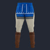 Modetrail Zora Tunic Zelda Plain Version Version Sweatpants Costume, The Legend of Zelda Costume S-5XL US Size, Gift For Him