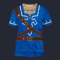 Modetrail Zora Tunic Zelda T-shirt Costume, The Legend of Zelda Costume S-5XL US Size, Gift For Him
